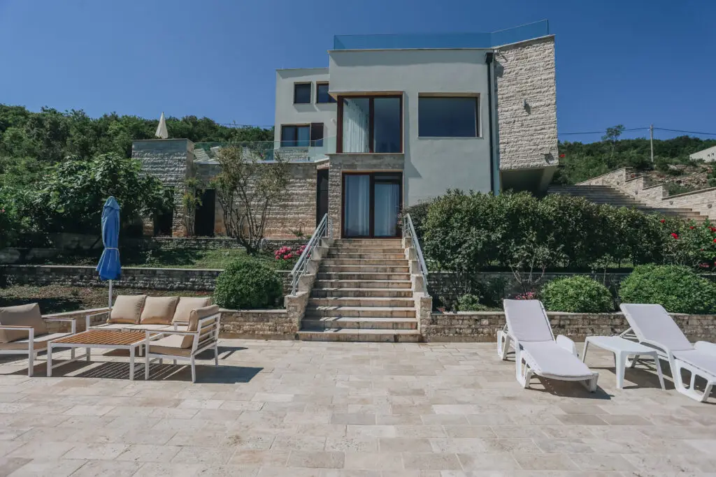 Villa from Garden View